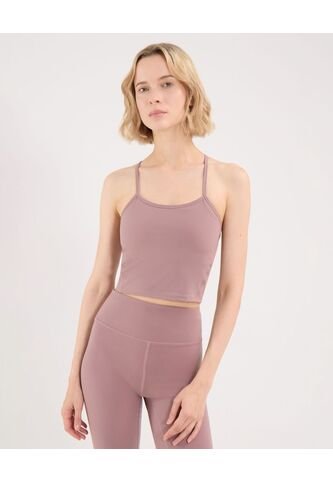 Camiseta Para Mujer Crop Top Color Lila Marca Atmos #31090227 Atmos