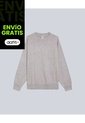 Saco Tejido Cuello Redondo  Para Hombre Gris Atmos de Atmos