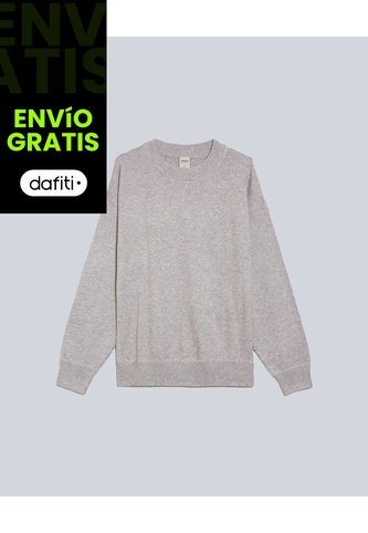 Saco Tejido Cuello Redondo  Para Hombre Gris Atmos Atmos