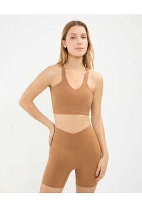 Top Para Mujer Color Café Marca Atmos #31220135