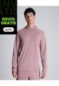 Hoodie Deportivo Con Reflectivos   Para Hombre Lila Atmos de Atmos