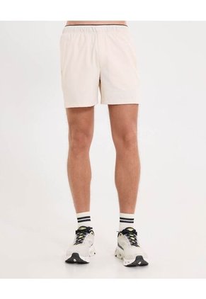 Bermuda Para Hombre Deportiva Medio Color Beige Marca Atmos #32100110