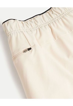 Bermuda Para Hombre Deportiva Medio Color Beige Marca Atmos #32100110