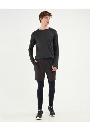 Leggins Para Hombre Largo Color Negro Marca Atmos #32230002