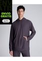 Hoodie Deportivo Básico  Para Hombre Gris Atmos de Atmos