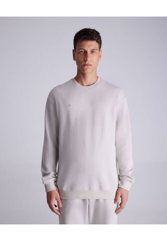 Buzo Para Hombre Cuello Redondo Color Beige Marca Atmos #32060032 Atmos