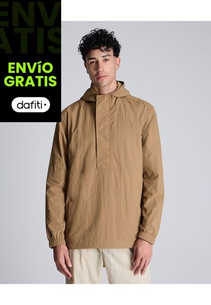 Chaqueta Con Bolsillo  Para Hombre Camel Atmos