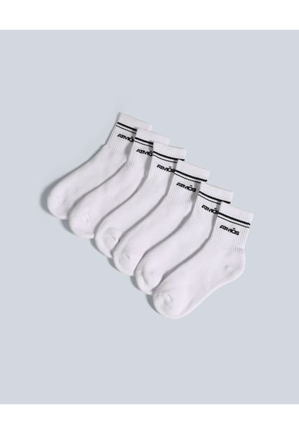 Medias Para Mujer Caña Media Color Blanco Marca Atmos #31980016