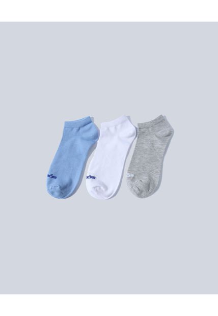 Medias Para Mujer Tobillera Color Celeste Marca Atmos #31980007