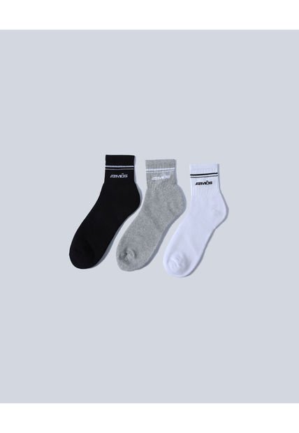 Medias Para Hombre Caña Media Color Surtido Marca Atmos #32980009