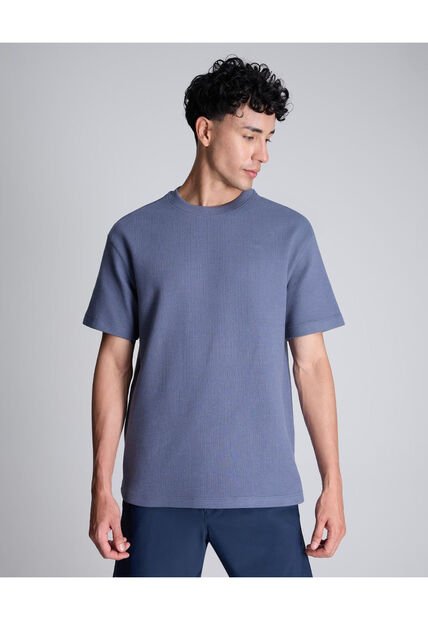 Camiseta Para Hombre Manga Corta Cuello Redondo Color Azul  Marca Atmos #32090182