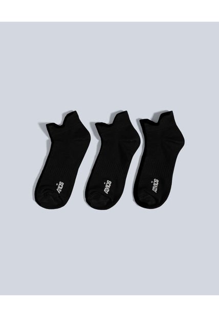 Medias Para Mujer Invisible Color Negro Marca Atmos #31980012