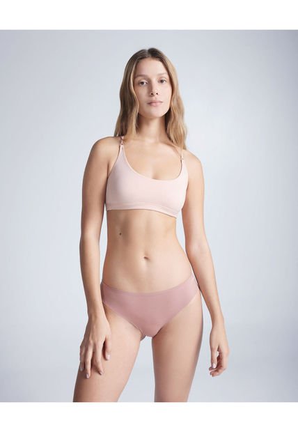 Panty Para Mujer Hipster Color Camel Marca Atmos #31800048