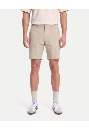 Bermuda Chino Flowtech Para Hombre Café Atmos