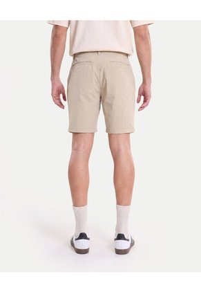 Bermuda Chino Flowtech Para Hombre Café Atmos