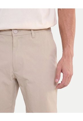 Bermuda Chino Flowtech Para Hombre Café Atmos
