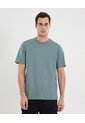 Camiseta Básica Manca Corta Oversize  Para Hombre Verde Atmos de Atmos