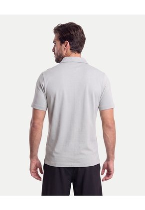 Polo Amplio En Algodón  Para Hombre Gris Atmos