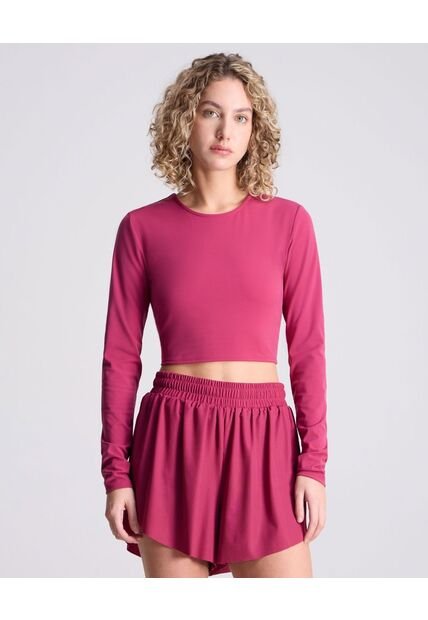 Camiseta Para Mujer Manga Larga Color Fucsia Marca Atmos #31090148