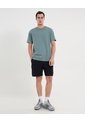 Camiseta Básica Manca Corta Oversize  Para Hombre Verde Atmos de Atmos
