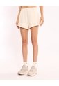 Short Amplio Plush  Para Mujer Crema Atmos de Atmos
