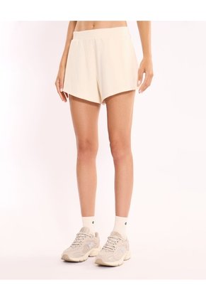 Short Amplio Plush Para Mujer Crema Atmos