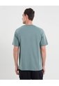 Camiseta Básica Manca Corta Oversize  Para Hombre Verde Atmos de Atmos