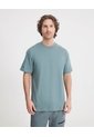 Camiseta Básica Manca Corta Oversize  Para Hombre Verde Atmos de Atmos