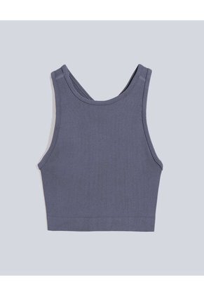 Top Para Mujer Top Color Azul  Marca Atmos #31220133