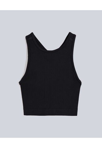 Top Para Mujer Top Color Negro Marca Atmos #31220132 Atmos