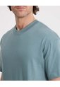 Camiseta Básica Manca Corta Oversize  Para Hombre Verde Atmos de Atmos