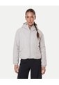 Chaqueta Acolchada Con Cortes Laterales  Para Mujer Gris Atmos de Atmos