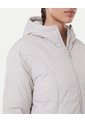 Chaqueta Acolchada Con Cortes Laterales  Para Mujer Gris Atmos de Atmos