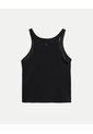 Camiseta Tank En Tela Plush  Para Mujer Negro Atmos de Atmos