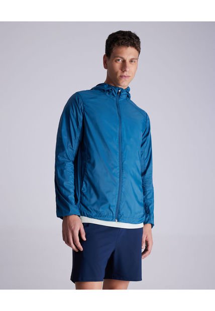 Chaqueta Para Hombre Deportiva Color Azul  Marca Atmos #32080019