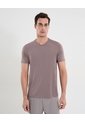 Camiseta Deportiva Manga Corta Regular Fit  Para Hombre Rosa Atmos de Atmos