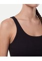 Camiseta Tank En Tela Plush  Para Mujer Negro Atmos de Atmos