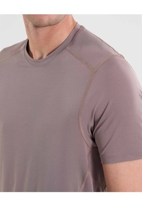 Camiseta Deportiva Manga Corta Regular Fit Para Hombre Rosa Atmos