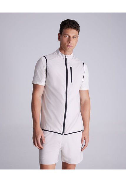 Chaleco Para Hombre  Color Beige Marca Atmos #32250003