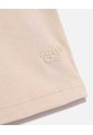 Camiseta Boxy Básica  Para Mujer Crema Atmos de Atmos