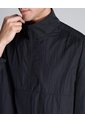 Chaqueta Deportiva Rompevientos  Para Hombre Negro Atmos de Atmos