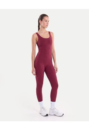 Leggins Regular Aerius Skin  Para Mujer Vino Atmos
