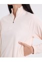 Buzo Cuello Alto Con Bolsillos  Para Mujer Rosado Atmos de Atmos