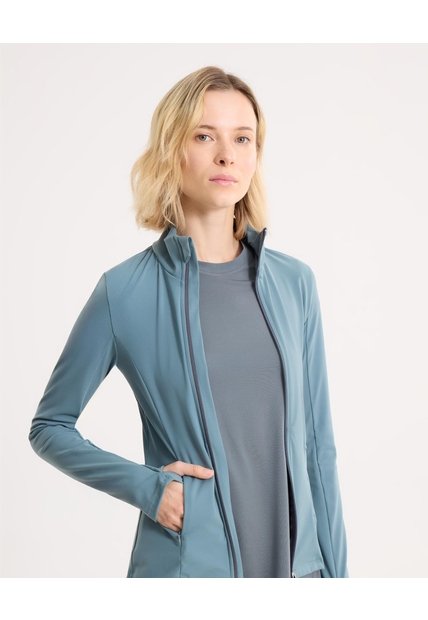 Buzo Deportivo Aerius Skin  Para Mujer Verde Atmos