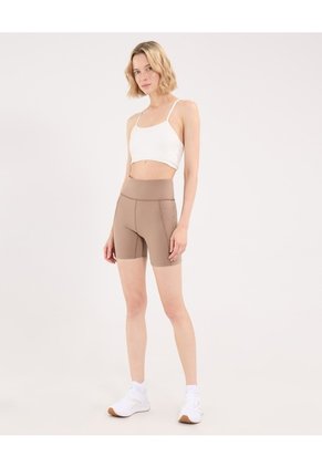 Biker Pockets Aerius Skin Para Mujer Beige Atmos