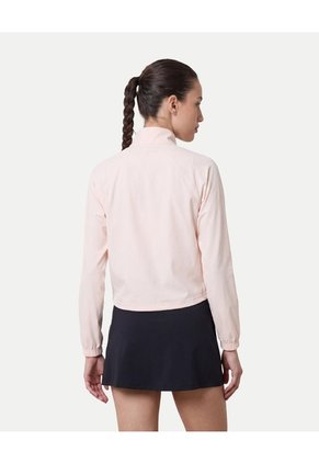 Buzo Cuello Alto Con Bolsillos  Para Mujer Rosado Atmos