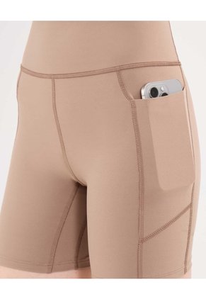 Biker Pockets Aerius Skin Para Mujer Beige Atmos