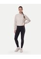 Leggins Regular Piping Contraste  Para Mujer Negro Atmos de Atmos