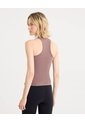 Camiseta Ajustada Training Aerius Skin  Para Mujer Café Atmos de Atmos