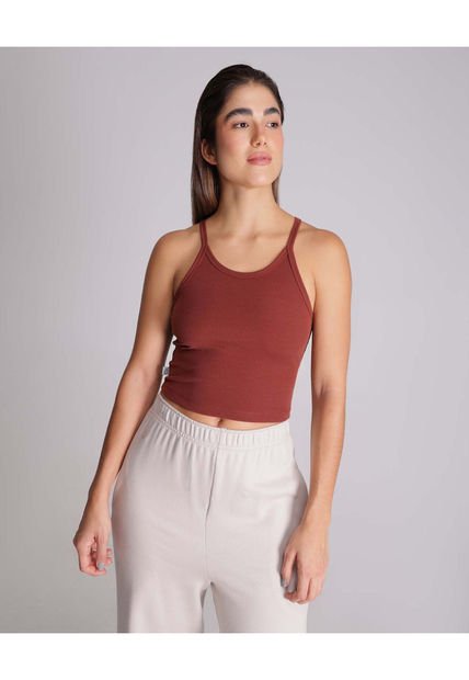 Camiseta Para Mujer Manga Sisa Color Vino Marca Atmos #31090113